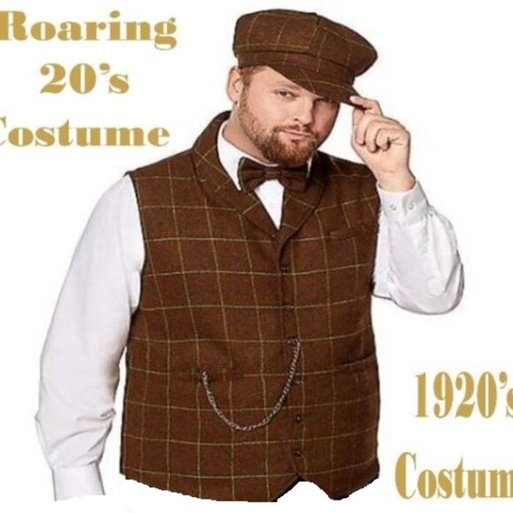 🛑 DAPPER GENTLEMAN Halloween ➕🆒1920 Party COSTUME Holiday SUIT 🟢💸BUY NOW💸🟢 - Picture 3 of 13